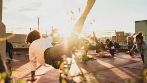 Rooftop Yoga classes